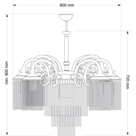 klasszikus szecesszios rez csillar kristalylampa villa kastely vilagitas swarovski lampa elegans luxus nappali.jpg